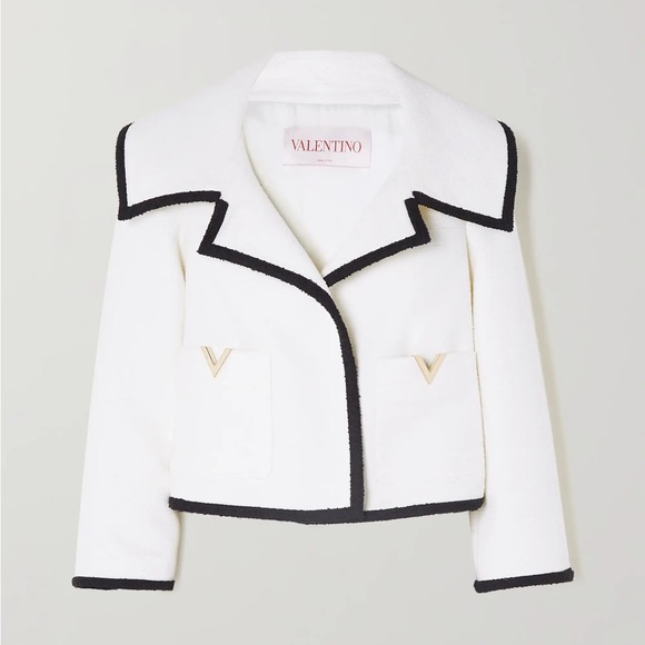 Valentino crips tweed blazer - Picture 4 of 10